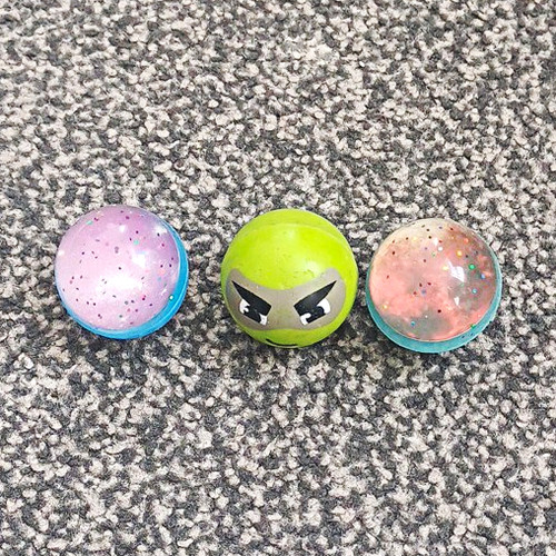 Mini bouncy balls green - bouncy,