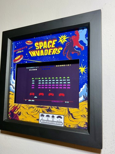 Space invaders arcade - invaders-, shadow
