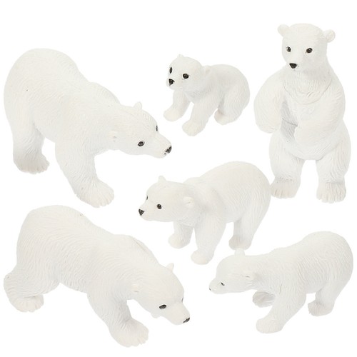 Pcs polar bear ornaments - polar,