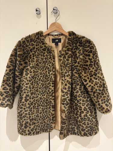 Faux fur leopard women s - h&m,