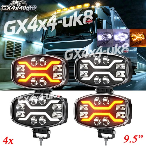 Led jumbo fog spot - 10'',