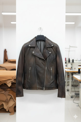 Men brown vintage leather - vintage,