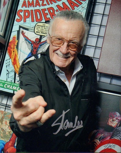 Stan lee signed - signed, 'marvel