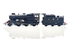 BACHMANN 00 GAUGE - 32-575 - LMS BLACK 2-6-0 IVATT CLASS 4 3001 - UNBOXED