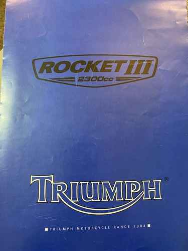 Triumph motorcycle range 2004 - triumph,