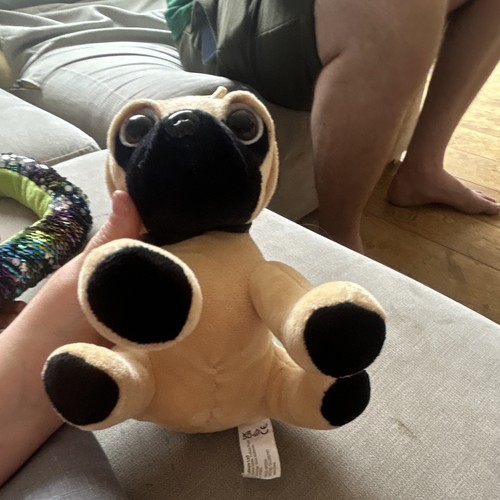 Pug dog plush soft - plush, stuffed