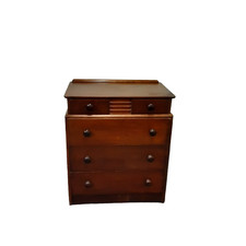 1940s Art Deco Solid Oak Chest