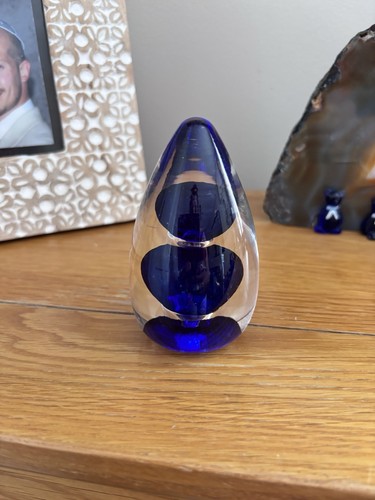 Glass paperweight 16cm high - glass,