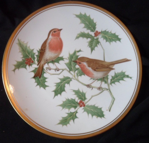 Plate garden birds - birds, by