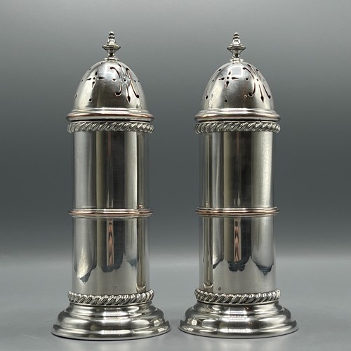 Pair antique silver plated - silver,
