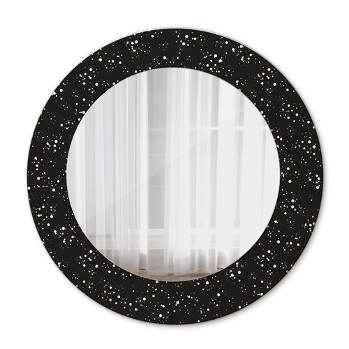 Jewel round mirror with - round,