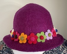 Fabulous Purple Felted Wool