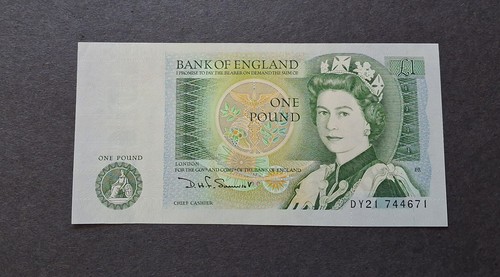 One pound note true - pound,