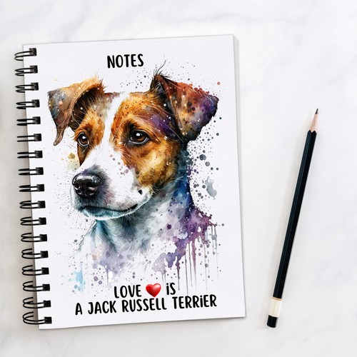 Jack russell notebook - jack, notebook|