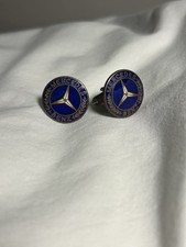 Vintage Mercedes-Benz Sterling Silver Cuff Links - Custom Made