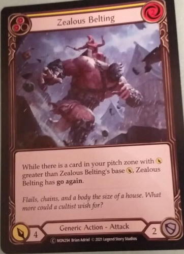 Zealous belting - zealous,