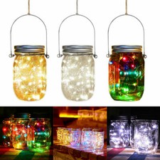 Solar Mason Jar Lights Garden