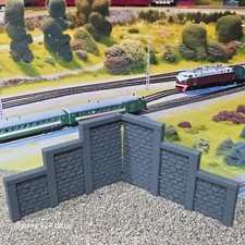 OO Gauge Tunnel Portal Retaining walls Model Railway Train Layout 1:76 Scale