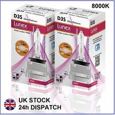 2 x D3S Genuine LUNEX XENON