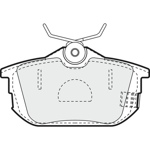 Brake pads set for mitsubishi - brake,