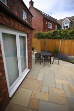 Ethan Mason Paving yellow limestone sawn edge patio kit with some damages 12m2