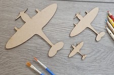 Mdf spitfire plane - mdf, cut