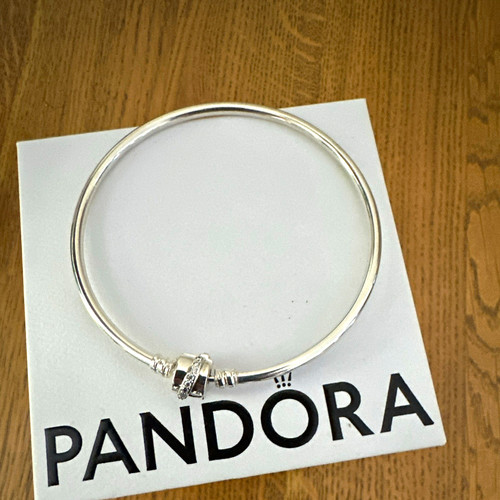 Pandora silver metal charm - pandora,