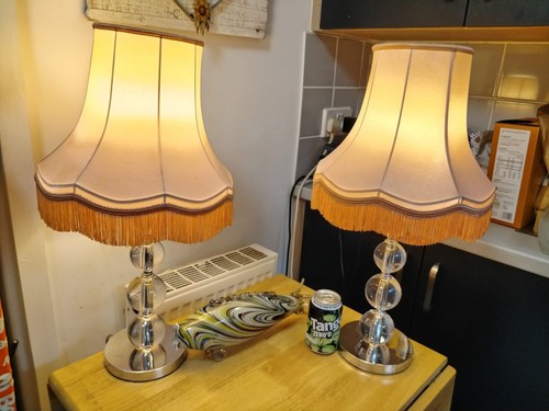 Vintage retro table lamp - lamp, job