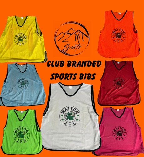 Personalised sports bibs - personalised,