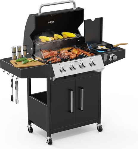 Burner gas bbq - 4+1,