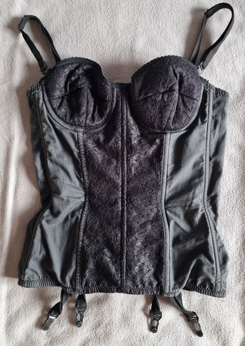 Vintage corselette black - vintage,