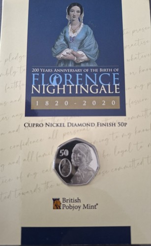 2020 50p florence nightingale - 2020,