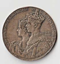 George VI & Queen Elizabeth 1937 Coronation Medal - United British Empire. 
