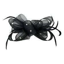 Elegant Mesh Bow Fascinator