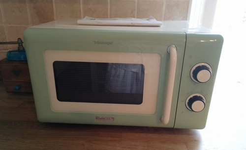 Ariete vintage green microwave - vintage,