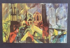 Max Ernst "Laon"  Mounted Offset Color Lithograph 1977