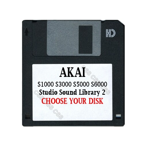 Akai s1000 s6000 floppy disk - /,