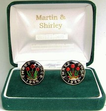 1946 Threepence cufflinks from