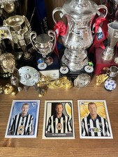 Alan Shearer x3 Sticker Bundle – Merlin Premier League 1998, 2000 & 2001