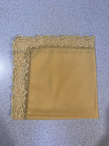 Vintage honey gold yellow lace - vintage,