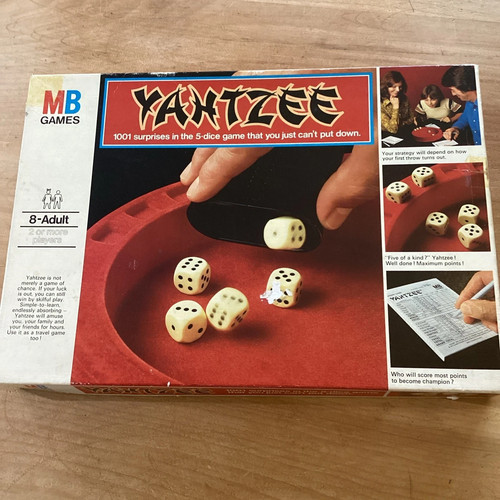 Games vintage 1976 yahtzee - 1976,