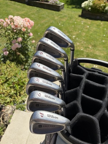 Wilson deep red iron set - wilson,