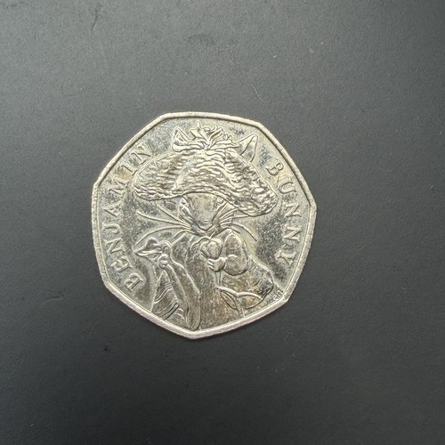 2017 50p coin benjamin - uk,