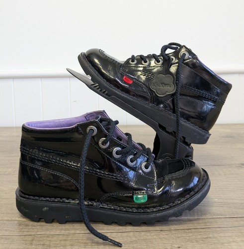 Kickers top patent black - kickers,
