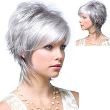 Fashion Silver White Straight