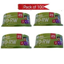 100 x  Memorex Blank DVD-RW