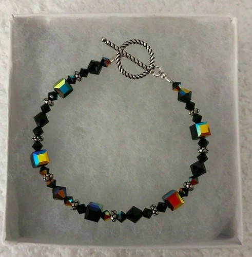 Swarovski crystal black aurora - crystal,