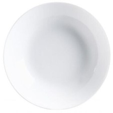 Luminarc Diwali Colours Soup Bowl White Tempered Glass Tableware Dinning 20cm