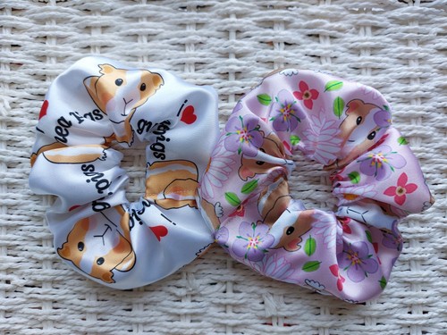 Guinea pig hair scrunchies - hair,