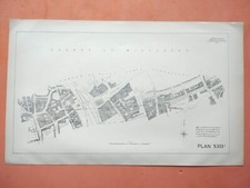 1898 Antique Map of Old Street